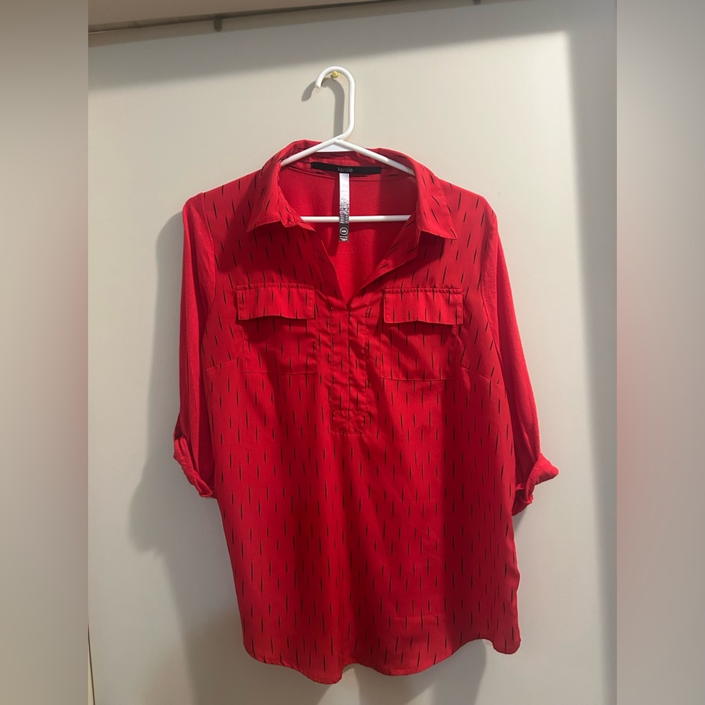 Kensie Red Women's Top